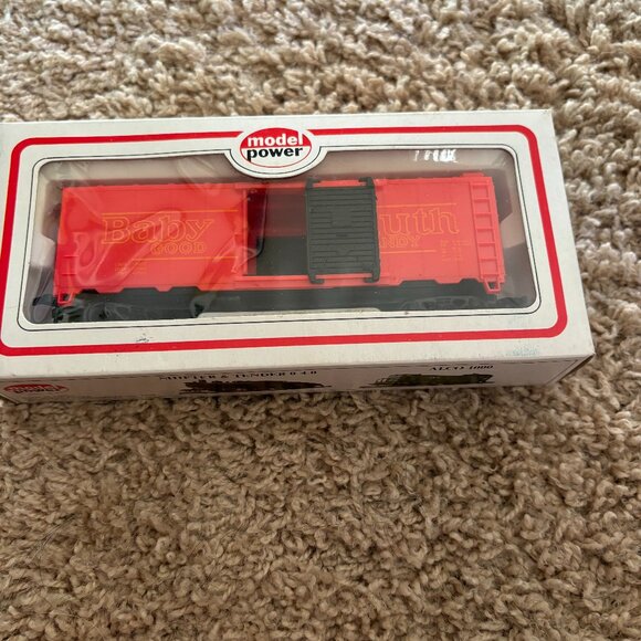 Model Power HO train car advertising Baby Ruth Box Car 8002 railroad display box - Picture 1 of 1